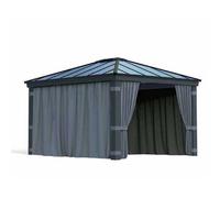 Palram - Canopia Canopia by Palram Dallas 4300 Garden Gazebo Curtain Set 4Pc - Grey, Grey