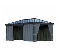 Palram Curtain Set for Dallas 12 x 20 Gazebo - L212 x W507 cm - Dark Grey Palram Grey