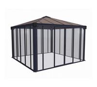 Palram Gazebo Ledro 3600 Closed - L360 x W360 x H295 cm - Grey Palram Grey