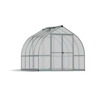 Palram Greenhouse Bella Kit 8 x 8 Feet - L243.9 x W244 x H219 cm - Silver Palram Silver