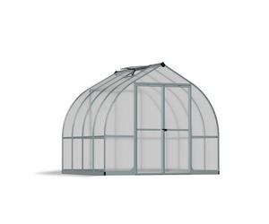 Palram Greenhouse Bella Kit 8 x 8 Feet - L243.9 x W244 x H219 cm - Silver Palram Silver