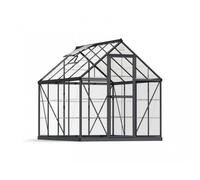 Palram - Canopia Harmony Grey 6X8 Greenhouse With Adjustable Vent