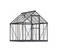 Palram Greenhouse Hybrid 6 x 8 - Polycarbonate - L247 x W185 x H208 cm - Grey Palram Grey