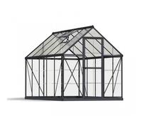 Palram Greenhouse Hybrid 6X10 - Polycarbonate - L306 x W185 x H208 - Grey Palram Grey