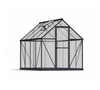 Palram Greenhouse Mythos 6 x 8 - Polycarbonate - L247 x W185 x H208 cm - Grey Palram Grey