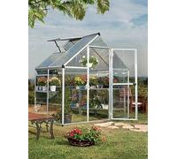 Canopia by Palram Canopia Hybrid 6X4 Polycarbonate Greenhouse - Silver Structure