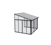Palram Lean To Greenhouse Sanremo Veranda Clear 3 x 3.05 - L314 cm - Grey Palram Grey