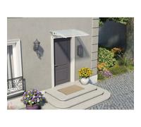 Palram Lyra White Twinwall Polycarbonate Door Canopy - 890 x 1350mm