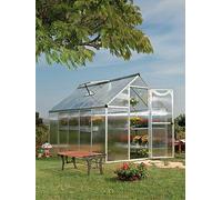 Palram - Canopia Canopia by Palram Mythos Greenhouse 6 x 10 - Silver, Silver