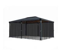 Palram Net Curtain set for Rectangle Gazebo 4000/5000 (Gazebo Not Included) in Grey Palram Grey