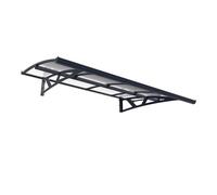 Palram Patio Cover Amsterdam Door Awning Canopy 2230 Clear - L223.5 cm - Grey Palram Grey