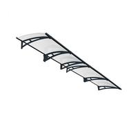 Palram Patio Cover Aquila Door Awning Canopy 4100 Clear - L412 cm - Grey Palram Grey