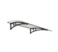 Palram Patio Cover Calisto Door Awning Canopy 1350 Twinwall - L136 x W95 cm in Grey Palram Grey