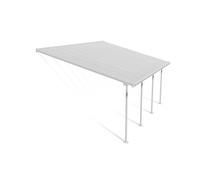 Palram Patio Cover Feria 4M Deep 4 x 6.06 Clear, L606 x W385 x H305 cm, White Palram White