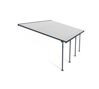 Palram Patio Cover Feria 4M Deep 4X6.06 Clear - L606 x W385 x H305 - Grey Palram Grey