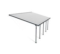Palram Patio Cover Feria 4M Deep 4X7.87 Clear - L787 x W385 x H305 - Grey Palram Grey