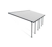 Palram Patio Cover Feria 4M Deep 4X8.50 Clear - L850 x W385 x H305 - Grey Palram Grey