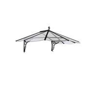 6' x 4' Palram Canopia Iris 1780 Black Door Canopy (1.75m x 1.25m)