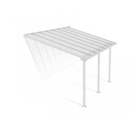 Palram Canopia Olympia 3 x 4.25m Patio Cover White Clear
