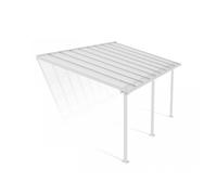 Palram Patio Cover Olympia 3 x 5.46 Clear - L546 x W300 x H305 cm - White Palram White