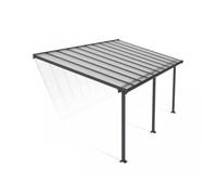 Garden Patio Cover 10ft Palram Canopia Olympia Grey