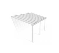 Canopia By Palram Olympia White Patio Cover (H)3.05M (W)2.95M