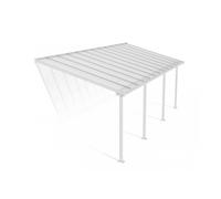 Palram Patio Cover Olympia 3 x 7.30 Clear - L739 x W300 x H305 cm - White Palram White