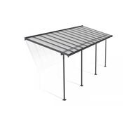 Palram Patio Cover Sierra 2.3X6.9 Clear - L670.5 x W224 x H300 - Grey Palram Grey