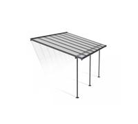 Palram Patio Cover Sierra 3 x 4.25 Clear - L434 x W299 x H305 cm - Grey Palram Grey