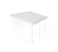 Palram Patio Cover Sierra 3X5.46 Clear - L555 x W299 x H305 - White Palram White