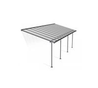 Palram Patio Cover Sierra 3X7.30 Clear - L739 x W299 x H305 - Grey Palram Grey