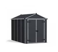 Palram Rubicon Shed 6 x 10 Dark - L303.6 x W185 x H217 cm - Dark Grey Palram Grey