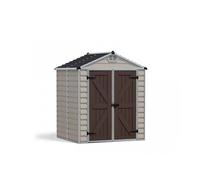 Palram Skylight Shed 6 x 5 Tan - Polycarbonate - L154 x W185 x H217 cm in Beige Palram Beige