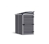 Palram Skylight Shed Pent 4X6 Dark - L175 x W117.5 x H203 cm - Dark Grey Palram Grey