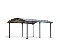 Palram Tucson 5000 Garden Gazebo - Grey - L507 x W359 x H242 cm Palram Grey