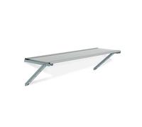 Palram Utility Shed Shelf Kit - Polycarbonate - L104 x W34.7 x H26.5 cm in Grey Palram Grey