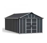 Palram Yukon 11X21.3 Shed - Polycarbonate - L643 x W332 x H252 - Dark Grey Palram Grey