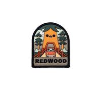 Pals & Co. Redwood National Park Embroidered Patch - Perfect for Backpacks, Jackets, Outdoor Accessories, and Unique Gifts for Nature Lovers and Adventurers