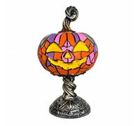 Palsmoother Festival Decorative Lamp Pumpkin Table Lamp Jack Light Resin Lamp USB Plug Bedside Lamp Cozy Lighting for Fall Gatherings Mantel Decor Study desks Living Room Corners