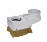 Palsmoother Iron Dust Cover CNC Spindle Dust Shoe Dust Collector Brush Engraving Machine Guard with Reinforced Nylon Bristles Adjustment Smooth Frame Suitable for , 125MM , New Iron Push-Pull