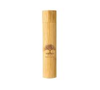 Palsmoother Memorial Container Bamboo Cremation Urn Scattering Tube Ash Holder Keepsake With Secure Engraved Detail Compact Velvet Bag Carry Suitable for pet, Tree Of Life 2