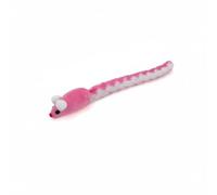 Palsmoother Toy Interactive Cat Teaser Mouse with Fuzzy Tail for Encouraging Hunting Play Suitable for Indoor Cats Pet Exercise Boredom Relief, Pink