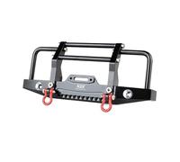 PALUMMA RC Crawler Bumper for TRX4M, Metal Front Bumper for Traxxas 1/18 TRX-4M Land Rover Defender 97054 RC Car Crawler Upgrade Part(Front Bumper)