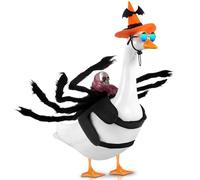 PaLuQiYa Goose Outfits Halloween Costume for Cement Plastic Duck,Porch Goose Clothes,Halloween Party Decorations Indoor Outdoor Home Yard Door Décor