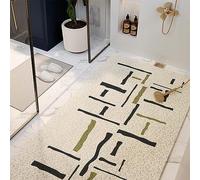 PALVJIE Loofah Shower Mat, Non Slip Anti Mould PVC Large Bath Shower Tray Mat, Hollow Bathroom Floor Mat, Quick Drying
