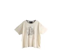 PALY HOLLYWOOD print raw-cut T-shirt - Neutrals S-M-L-XL-XXL