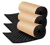 Pamatio 20 mm Insulation Mat, 3 Roll Auto Self-Adhesive Sound-proofing Foam Mat, Car Sound Insulation Deadener, Noise Acoustic Dampening, Moisture Proof Waterproof, 200 cm x 50 cm