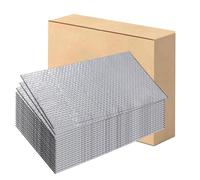 Pamatio 20 Sheets Sound Deadening Self Adhesive Mat - Van Insulation & Noise Dampening for Car Auto,Trunk,Door and Ceiling - Silver(2mm 80mil, 20 sqft)