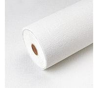 Pamatio 5 Roll 3MM Thickened Thermal Insulation Wall Sticker, 2.8M White Self-Adhesive Wallpaper Linen Texture, Peel and Stick Foam Waterproof Soft, for Bedroom Living Room(50cm Width