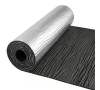 Pamatio 7mm Thick Van Insulation Self Adhesive Reflective Aluminium Foil - 10m x 50cm Width, Heat Thermal Reflector, Car Insulation Roll for Camper, Roofs, Garage Doors